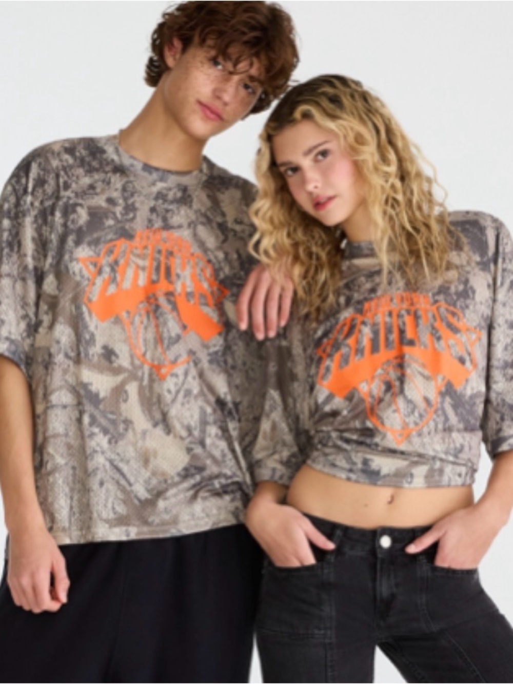 New York Knicks Camo Mesh Top - Unisex